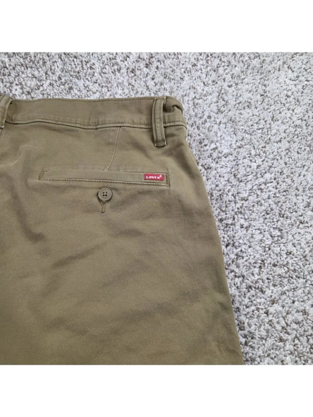 Levis Pants Mens 34x30 Tag 34x32 Brown XX Chino Pockets Preppy